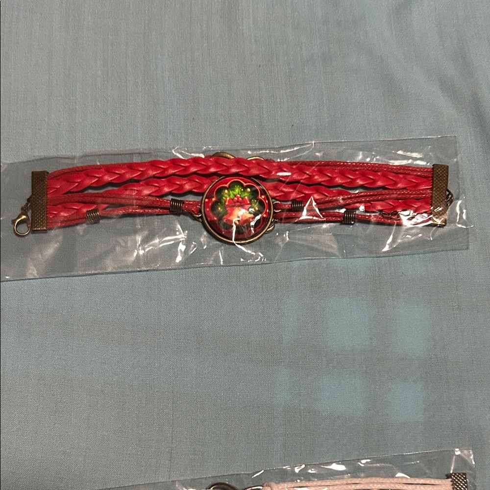 Fashion Braided Bracelets  new available in red , white and purple
